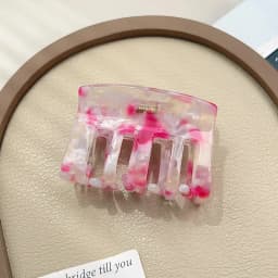 5CM Small Square Hair Claw 13 Colors Eco-friendly Acetate Claw Clips Retro Trendy Hair Clips for Women Girls Hair Accessories