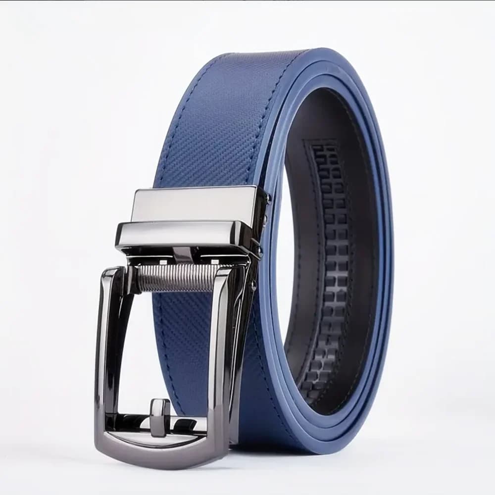 New Men's Belt Automatic Genuine Leather Luxury Belt of Men Male Metal Automatic Buckle Designer High Quality Waist Belt 3.5cm