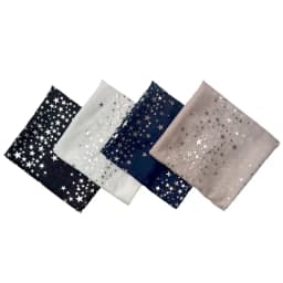 Star Printed Scarf For Women Hot Silver Shining Hijab Elegant Shawl Wedding Bridal Winter Warm Luxury Scarves
