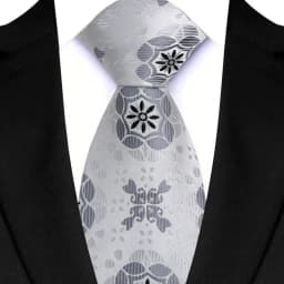 New Men's Classic Floral Tie 8cm Luxury Stripes Plaid Jacquard Necktie For Business Wedding Prom Daily Wear Accessory Gift