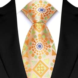 New Men's Classic Floral Tie 8cm Luxury Stripes Plaid Jacquard Necktie For Business Wedding Prom Daily Wear Accessory Gift