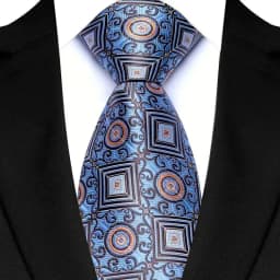 New Men's Classic Floral Tie 8cm Luxury Stripes Plaid Jacquard Necktie For Business Wedding Prom Daily Wear Accessory Gift