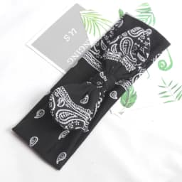 1pc Fashion Headband for Women Boho Print Vintage Cross Knot Elastic Hairbands Turban Bandanas Girls Hair Bands Hair Accessories