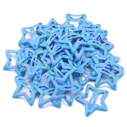 30pcs/lot Colorful Star Y2K BB Hair Clips Women Girls Cute Metal Snap Hairpin Side Barrettes For DIY Charm Headwear Accessories