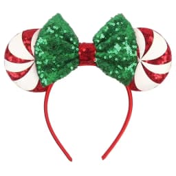 New Christmas Days Wheels Mouse Ear Headband Sequin Bows Girl Adult Kids DIY Party Cosplay Hair Accessories Princess Hairband