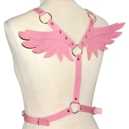Subculture Wings Waist Chain - Niche Halloween Corset Decoration, Adjustable & Unique Lolita Dark Gothic Lolita Suspenders