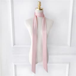 Casual Long Hair Scarf Headband Solid Color Neck Scarf Favor Silk Elegant Ribbon Party Scrunchies