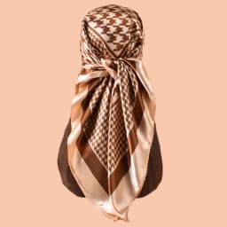 1PC Women's Summer Beach Accessory Fashion Satin Square Scarf 90*90inch Multi-use Headscarf Party Use Versatile Hair Towel