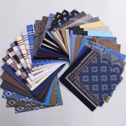 3Pcs Men's Pure Cotton Printed Plaid Handkerchief Summer Thin Old-fashioned Nostalgic Cotton Soft Square Towel Hand 43 * 43cm