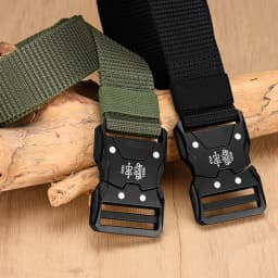 Men's Tactical Belt Canvas Woven Breathable Belt Durable Outdoor Belt, Casual Comfortable Jeans Belt for Male