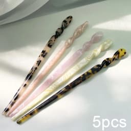 3/5pcs Chinese Style Hair Sticks Vintage Acetate Resin Chopstick Women Hairpins Hair Clip Pin Headwear Wedding Hair Accessories