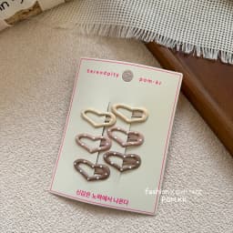 6Pcs New Korean Candy Girl Kids BB Clips Simple Cute Polka Dot Love Star Water Droplet Metal Hair Clip Children Hairpin Headwear