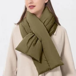 Simple Fashion Down Cotton Winter Scarf Warm Thickened Cross Ring Scarves Windproof Soft Skiing Scarve Outdoor Sports