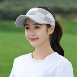 Mesh breathable hollow top baseball cap for men and women, adjustable sun hat suitable for outdoor sports in spring and summer