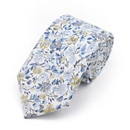 New Men's 7.5cm Tie Cotton Beautiful Elegant Pink Green Flower Leaves Necktie Wedding Party Daily Suit Shirt Accessory Gift