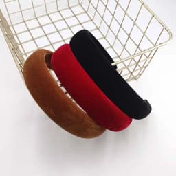 3/3.5cm Winter Thick Headbands for Women Velvet Sponge Hairband Girls Wide Hair Bezel Elasticity Padded Headwear Hair Accessorie