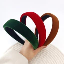 3/3.5cm Winter Thick Headbands for Women Velvet Sponge Hairband Girls Wide Hair Bezel Elasticity Padded Headwear Hair Accessorie