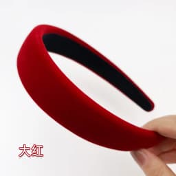 3/3.5cm Winter Thick Headbands for Women Velvet Sponge Hairband Girls Wide Hair Bezel Elasticity Padded Headwear Hair Accessorie