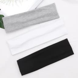 3Pcs Simple Elastic Fashion Women Solid Color HairBands Cute Wash Face Make-up Hair Band Vintage Sports Running Yoga Headbands