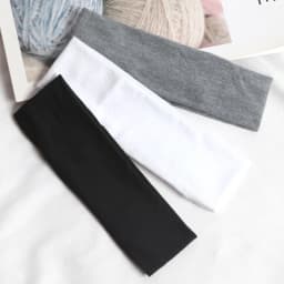3Pcs Simple Elastic Fashion Women Solid Color HairBands Cute Wash Face Make-up Hair Band Vintage Sports Running Yoga Headbands