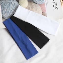 3Pcs Simple Elastic Fashion Women Solid Color HairBands Cute Wash Face Make-up Hair Band Vintage Sports Running Yoga Headbands