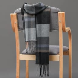 Winter Thick Warm Men's Scarf Cashmere Plaid Fringed Tassels Business Long Scarf Soft British Style Camping Hiking Scarf Shawl