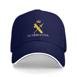 Golden Spainish Guardia Civil 1844 Camping Baseball Caps Men  Custom Trucker Cap For Women Summer Dad Hats
