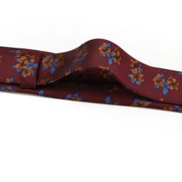 Man's 6cm Casual Floral Polyester Tie Red Blue Green Flower Pattern Jacquard Necktie Business Suit Accessory Wedding Party Gifts