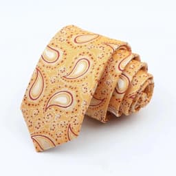 Man's 6cm Casual Floral Polyester Tie Red Blue Green Flower Pattern Jacquard Necktie Business Suit Accessory Wedding Party Gifts