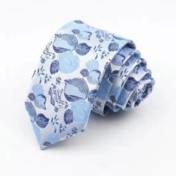 Man's 6cm Casual Floral Polyester Tie Red Blue Green Flower Pattern Jacquard Necktie Business Suit Accessory Wedding Party Gifts