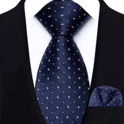 New Design Green Brown Red Necktie Set Polyester Pocket Square Tie Set Classic Polka Dot Tie For Men Daily Wear Shirt Accessor