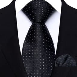 New Design Green Brown Red Necktie Set Polyester Pocket Square Tie Set Classic Polka Dot Tie For Men Daily Wear Shirt Accessor