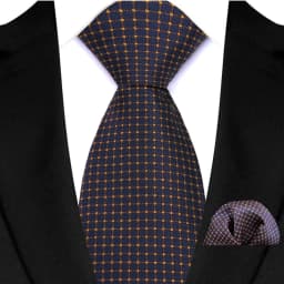 New Design Green Brown Red Necktie Set Polyester Pocket Square Tie Set Classic Polka Dot Tie For Men Daily Wear Shirt Accessor