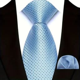 New Design Green Brown Red Necktie Set Polyester Pocket Square Tie Set Classic Polka Dot Tie For Men Daily Wear Shirt Accessor