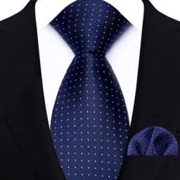 New Design Green Brown Red Necktie Set Polyester Pocket Square Tie Set Classic Polka Dot Tie For Men Daily Wear Shirt Accessor