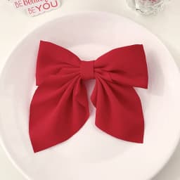1/2/3/4/5pcs Girls Fashion Colors Short Bow Hair Clips, Soft Classic-Tailed Bow Hairpins, Vintage Metal Hair Clip Silk Headband