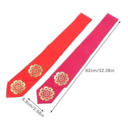 Fashion Flower Korean Headband Ribbon Court Korean Hanbok Hairband Traditional Headdress Stage Dance Costume Girl