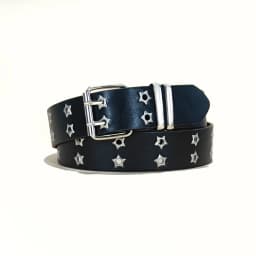 Star Eye Rivet Belt Gothic Style Double Pin Buckle Man/woman Fashion Casual Punk Style Pu Leather Waistband for Jeans Y2K Belt