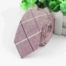 Daily Design Pure Cotton Men's 6cm Striped Checkered Pattern Tie Perfect Necktie Wedding Party Office Business Accessories Gifts