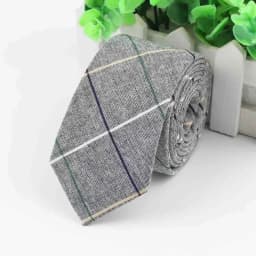 Daily Design Pure Cotton Men's 6cm Striped Checkered Pattern Tie Perfect Necktie Wedding Party Office Business Accessories Gifts