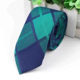 Daily Design Pure Cotton Men's 6cm Striped Checkered Pattern Tie Perfect Necktie Wedding Party Office Business Accessories Gifts