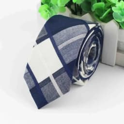 Daily Design Pure Cotton Men's 6cm Striped Checkered Pattern Tie Perfect Necktie Wedding Party Office Business Accessories Gifts