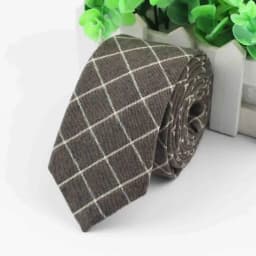 Daily Design Pure Cotton Men's 6cm Striped Checkered Pattern Tie Perfect Necktie Wedding Party Office Business Accessories Gifts