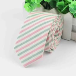 Daily Design Pure Cotton Men's 6cm Striped Checkered Pattern Tie Perfect Necktie Wedding Party Office Business Accessories Gifts