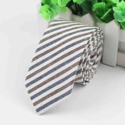 Daily Design Pure Cotton Men's 6cm Striped Checkered Pattern Tie Perfect Necktie Wedding Party Office Business Accessories Gifts