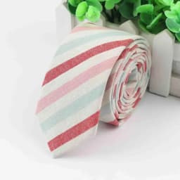 Daily Design Pure Cotton Men's 6cm Striped Checkered Pattern Tie Perfect Necktie Wedding Party Office Business Accessories Gifts
