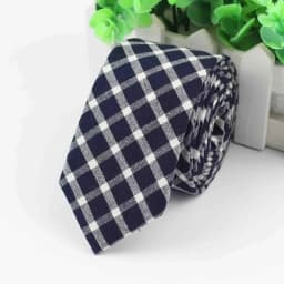 Daily Design Pure Cotton Men's 6cm Striped Checkered Pattern Tie Perfect Necktie Wedding Party Office Business Accessories Gifts