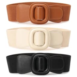 1pcs Women's Stretchy Waist Belt Fashion Versatile Cincher for Dresses Blazers Coat Decorative Stylish Elastic Waistband