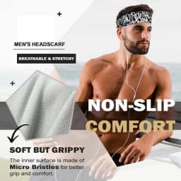 Sports Hairband Breathable Non-slip Running Cycling Wide Sweatband Men Women Sweat Absorb Elastic Gym Fitness Workout Headband