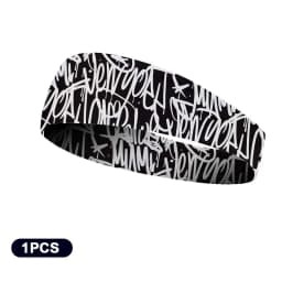 Sports Hairband Breathable Non-slip Running Cycling Wide Sweatband Men Women Sweat Absorb Elastic Gym Fitness Workout Headband